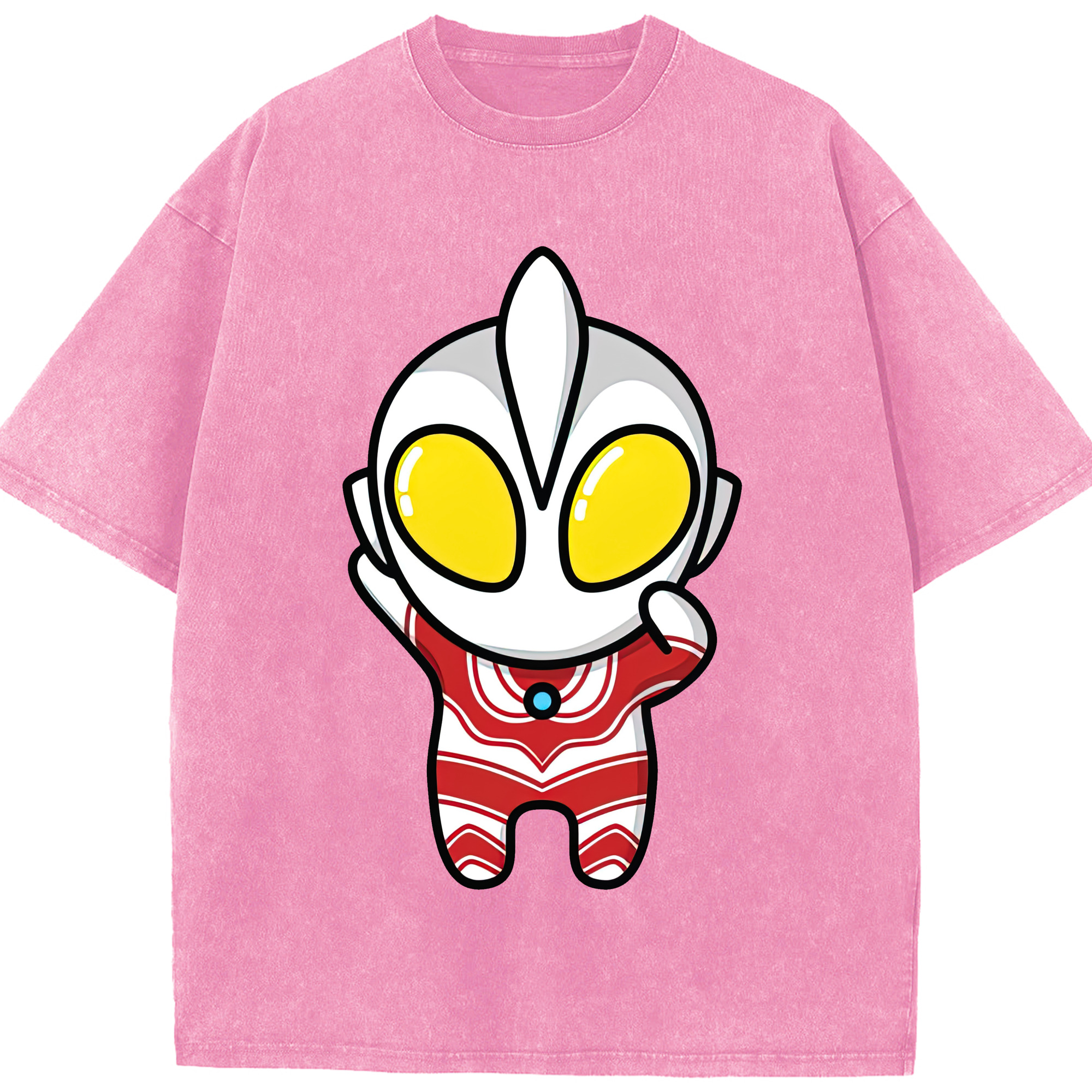 （画像用） ウルトラマン Ultraman 綿100% ヴィンテージ風 半袖Tシャツ（フロントプリント）